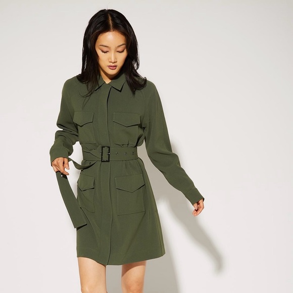 Misha Nonoo Green Ivy Jacket Dress